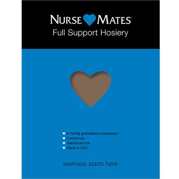 Taupe Nurse Mates Full Support Hosiery